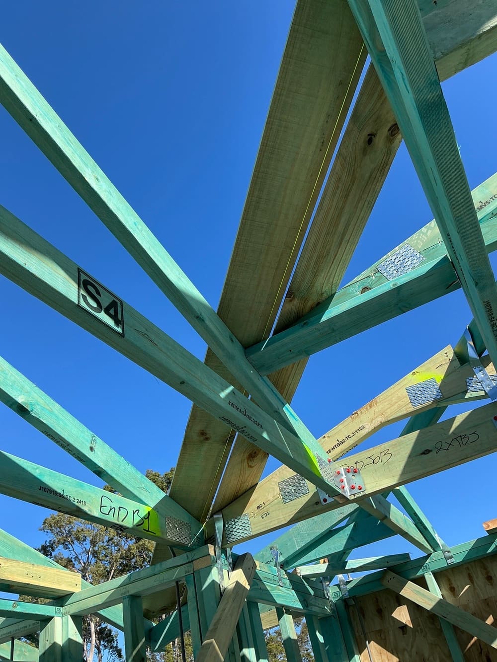 Appears fine from the ground, recorded during a frame inspection in Greenbank